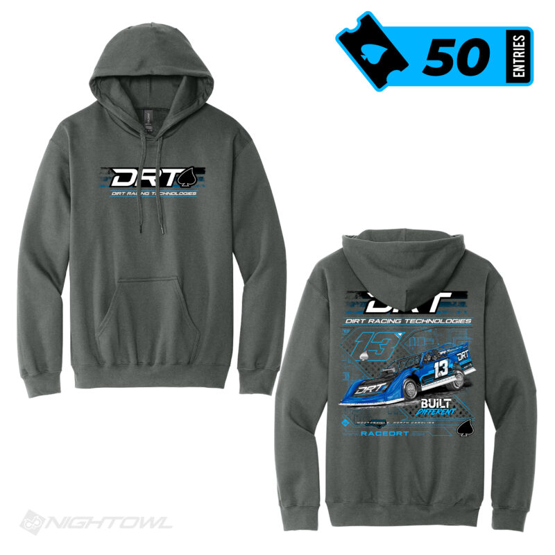 The "OG" DRT Race Hoodie Charcoal